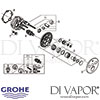 Grohe SmartControl Concealed Mixer 3 Valves Spares