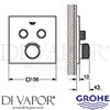 Grohe 29229000 Spare Diagram