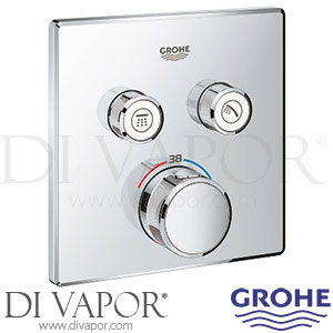 Grohe 29229000 Grohtherm SmartControl Thermostat for Concealed Installation with 2 Valves Spare Parts