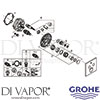 Grohe 29229000 Spare Tech Diagram