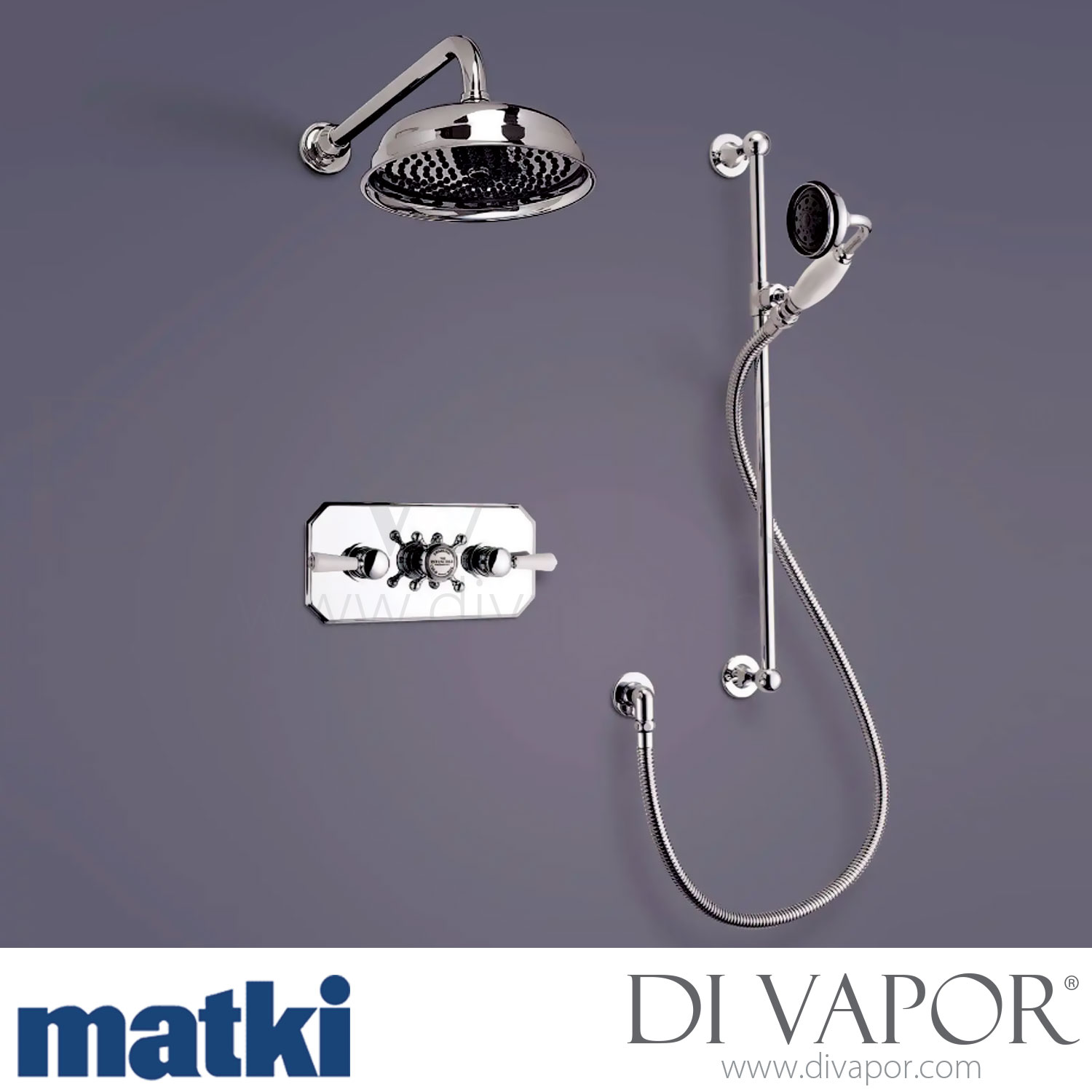 Matki 2927 Invincible Concealed Dual Outlet Thermostatic Shower Mixer
