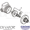 Grohe 29706000 Spare Tech Diagram