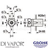 Grohe 29708000 Spare Diagram