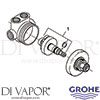 Grohe 29708000 Spare Tech Diagram
