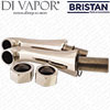 Bristan 2998821500 Leg Assembly Gold - Pair