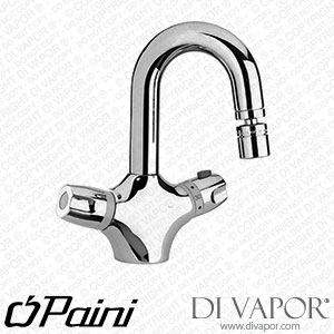 Paini 2TCR251TH 2T Thermostatic Bidet Monobloc with Spout and 1