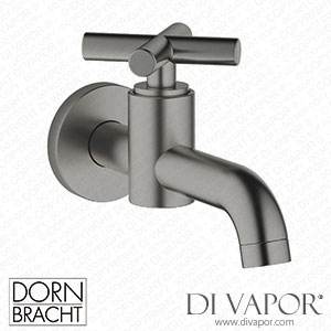Dornbracht Tara Wall-Mounted Valve Cold Water - Brushed Dark Platinum 30 010 892-99 Spare Parts