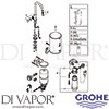 Grohe 30060001 Spare Diagram