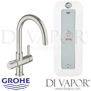 Grohe 30079DC0 Red Duo Tap and Combi-Boiler (8 Liter) Spare Parts