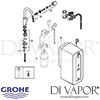 Grohe Red Mono Pillar Tap and Combi-Boiler Spares