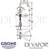 Grohe Red 3-In-1 Kitchen Mixer Tap Dimensions