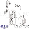 Grohe Red Mono Supersteel Pillar Tap and Single-Boiler Spares