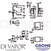 Grohe 30155000 Spare Diagram