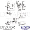 Grohe 30155DC0 Spare Diagram