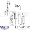Grohe Red Mono Pillar Tap and Combi-Boiler Spares