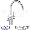 Grohe Ambi Two Handle Sink Mixer Spare Parts