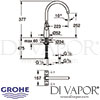 Grohe Ambi Two Handle Sink Mixer Spares