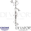Grohe Eurosmart Cosmopolitan Single-Lever Sink Mixer Tap Spares