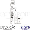 Grohe 30199000 Mixer Spare Tech Diagram