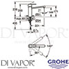 Grohe 30204000 Spare Diagram