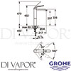 Grohe 30209000 Mixer Spare Diagram