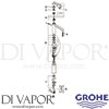 Grohe 30209000 Mixer Spare Tech Diagram
