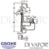 Grohe Zedra Touch Electronic Single-Lever Sink Mixer Dimensions