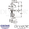 Grohe Essence Single-Lever Sink Mixer Kitchen Tap Dimensions
