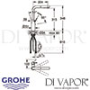 Grohe Essence Single-Lever Kitchen Sink Mixer Dimensions