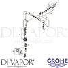 Grohe 30271DC0 Mixer Spare Tech Diagram