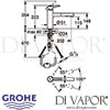 Grohe Concetto Single-Lever Sink Mixer Tap Dimensions