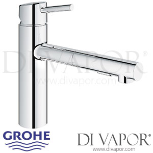 Grohe 30273001 Concetto Single-Lever Sink Mixer (1/2 Inch) Tap Spare Parts