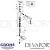 Grohe Concetto Single-Lever Sink Mixer Tap Spares