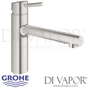 Grohe 30273DC1 Concetto Single-Lever Sink Mixer (1/2 Inch) Spare Parts