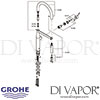 Grohe Essence Single-Lever Sink Mixer Spares