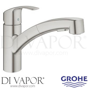 Grohe 30306DC0 Eurosmart Supersteel Single-Lever Sink Mixer (1/2 Inch) Spare Parts
