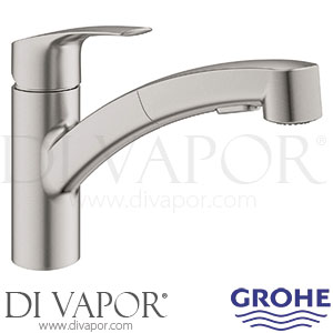 Grohe 30306DC1 Eurosmart Supersteel Single-Lever Sink Mixer Spare Parts