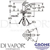 Grohe 30317000 Mixer Spare Diagram