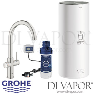 Grohe 30328DC1 Red Duo Tap and L Size Boiler Spare Parts