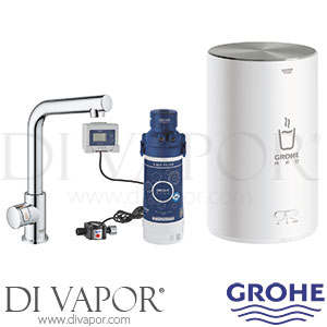Grohe 30329001 Red Mono Pillar Tap and M-Size Boiler Spare Parts