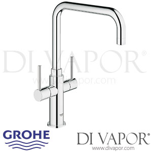 Grohe 30337000 Ambi Cosmopolitan Two Handle Sink Mixer (1/2 Inch) Kitchen Tap Spare Parts