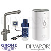 Grohe Red Duo Kitchen Tap and M Size Boiler Spare Parts