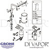 Grohe Red Duo Kitchen Tap and M Size Boiler Spares