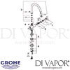 Grohe Atrio Sink Mixer Spares