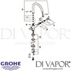 Grohe Atrio Sink Mixer Kitchen Tap Spares