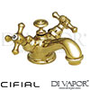 Cifial Edwardian Monoblock Washbasin Tap VDA 1F H C Spare Parts