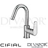 Cifial 31003VV Viva Mono Basin Tap with Side Lever Spare Parts