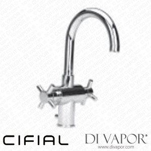 Cifial 31004TB Techno 300+ Monobloc Basin Mixer with VDA/Pop-Waste Spare Parts