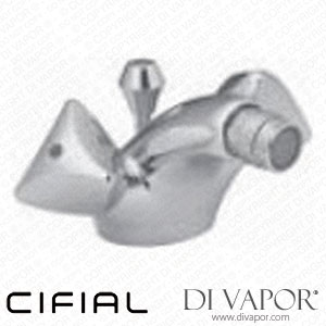 Cifial 31010CP-625 Style Oliva 1 Hole Bidet Mixer with Pop Up Waste Spare Parts