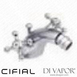 Cifial 31010RM-625 Style Romantica 1 Hole Bidet Mixer with Pop Up Waste Spare Parts